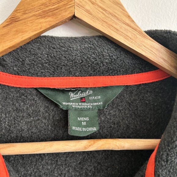 Woolrich Men's Gray Fleece Vest - Medium - Picture 2 of 5